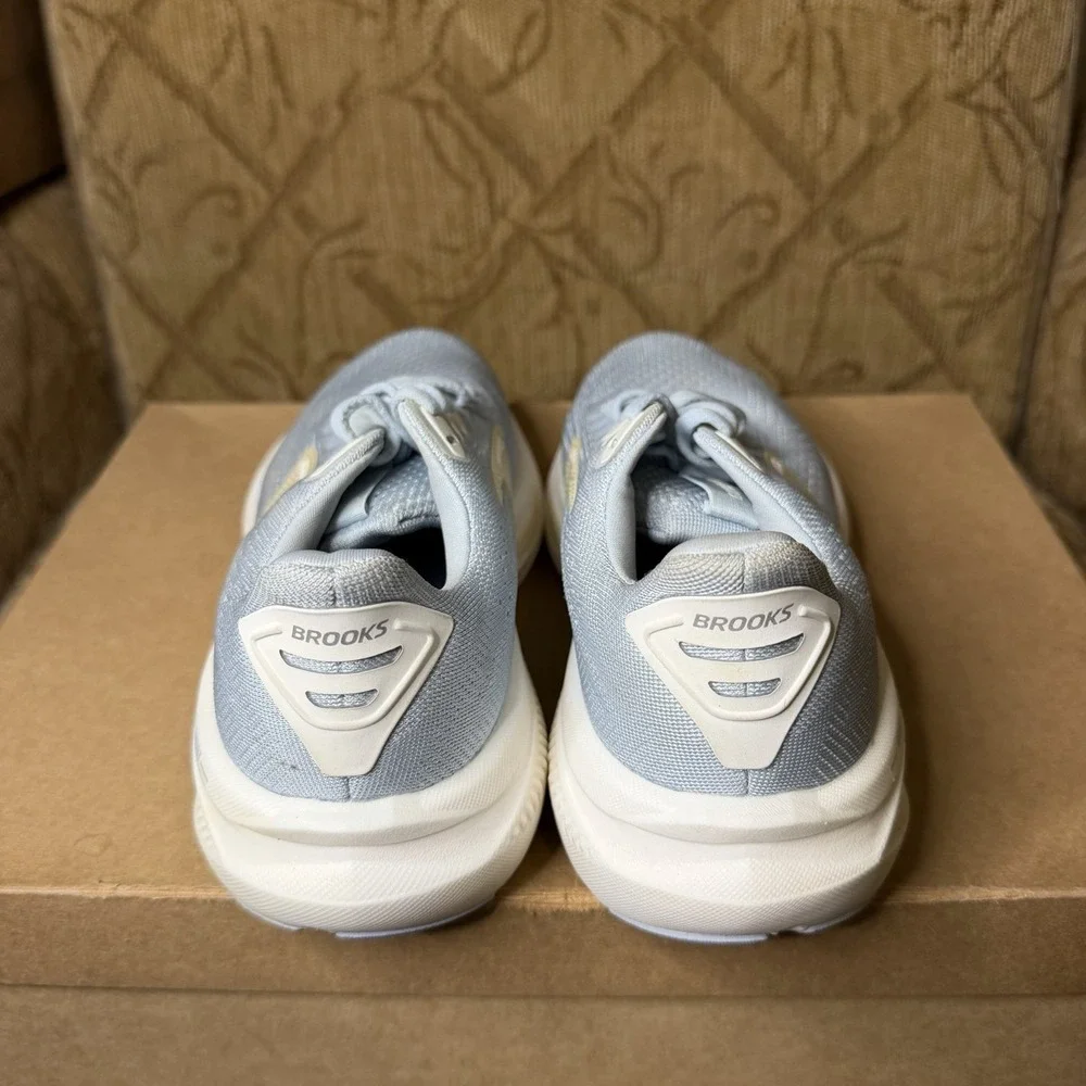 Brooks Ghost 17 Running Shoes, Skyway/Coconut/Sand 1204311B431 Women's Size 7.5B - Picture 7 of 10